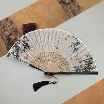水墨竹纹折扇-水墨竹纹折扇促销价格、水墨竹纹折扇品牌- 淘宝