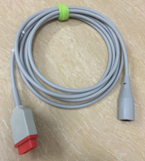 GE ECG Monitor 11 Needles Invasive Blood Pressure Cable Pressure Sensor Connection Wire Transfer Abbott