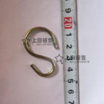 Iron galvanized 3mm * long 42 galvanized S hook adhesive hook size head hook M3 (small opening)