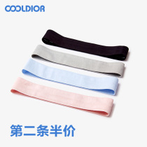 Sweating headband running head wearing anti-sweat female basketball yoga fitness anti-sweat headscarf guide sweat male sports hair band