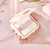 novo powder cake oil control makeup powder durable waterproof and sweat-proof non-makeup powder student cheap dry skin makeup dual use