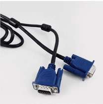 All copper computer accessories 15-pin 1 5 m VGA video data cable dual-head shielded magnetic ring male-to-male 3 5