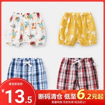 Baby cotton gauze shorts hot pants summer clothes 6 baby girls 3 boys 2 children 1 year old 9 months 12 small childrens pants
