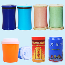 Customized portable creative plastic advertising toothpick cylinder toothpick box storage tank can be customized printed LOGO pattern
