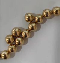 Precision Ball solid 1 2 3 4 5 6 7 8 9 10mm 15 20 25 25 4mm pure yellow copper beads