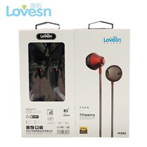 Lovesn Le Shi Ni Haiyun original half-in-ear H302 Android Apple smart phone wire control headset microphone