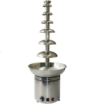 Seven-layer chocolate fountain machine Automatic commercial buffet Wedding party waterfall Stainless steel spray tower