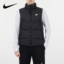 Nike Nike down vest men jacket 2021 autumn and winter New Leisure warm sports vest DD6818-010