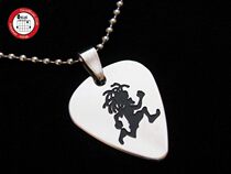 Watson GsusMusic Metal Punk Titanium Pick Necklace Rastaman Reggae Reggae
