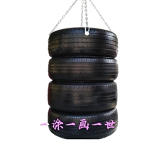 Tire sandbag Tire sandbag Boxing fighting Physical training Gym Martial arts training special tire sandbag