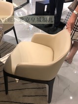High-end modern dining chair Coffee room table and chairs Hotel table and chairs Dining Room Home Leaning Back Chair Negotiate Chair Factory