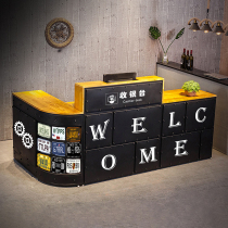 Retro cash register corner fitness street dance front desk industrial style hot pot barbecue Internet café restaurant milk tea clothing store