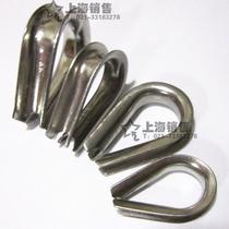304 stainless steel collar wire rope collar protective sleeve triangle ring chicken heart ring M10