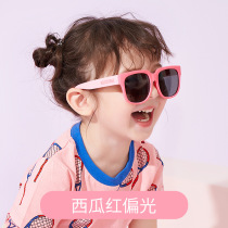 KK Tree Children Sunglasses Male Girls Glasses Polarized Sunglasses Anti-UV Sunburn Baby Boy Girl Tide Decoration