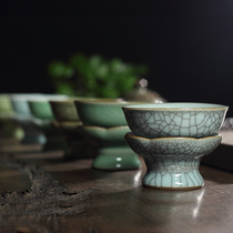 Longquan celadon tea leak tea filter ceramic kung fu tea tea set filter tea tea tea filter