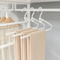 Hanger dormitory cloakroom saves space multi-functional overlay household non-shoulder non-slip mark non-perforated suit hanger