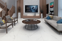 Smick matte all-body porcelain carving white N004COLGPO American style Nordic finished product