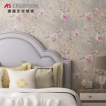 Aishi wallpaper pastoral style environmental protection non-woven wallpaper neo-classical living room study wallpaper Midsummer about 3073