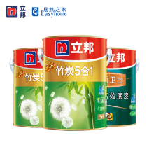 Nippon Paint Gold bamboo charcoal five-in-one interior wall latex paint Brush wall paint Precious bamboo charcoal net