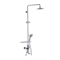 Gold medal bathroom selected copper material corrosion resistant and anti-winding chrome-plated steel tube hose shower 13030B