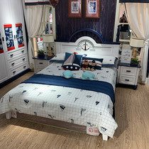 Love childrens furniture sailing single bed solid wood pine intimate care
