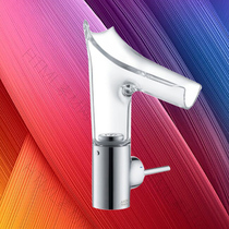 German Hansgjayasen NASDAQ V Single handle basin tap with glass water outlet 12112000