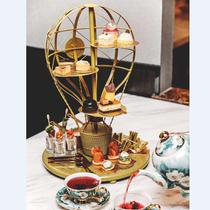 Creative hot air balloon Western restaurant dessert shop cake display rack Sushi DIY tableware grill rotating