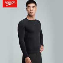 New speedo snorkeling men long sleeve sunscreen top casual beach swimsuit quick-drying anti-chlorine