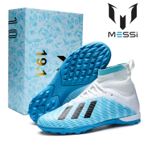 Messi Falcon Zhengdai series war boots children TF broken nails adult AG brand High help training football shoes