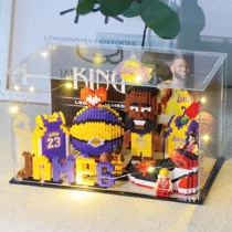 James Kobe Durant Curly Wood Star building block hand model souvenir boyfriend birthday gift