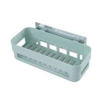 (Drop the bag claim)Free hole bathroom shelf Kitchen wall wall strong incognito paste storage storage rack
