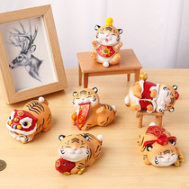 Tiger Life Wei Fat Tiger Blind Box Ornives Net Red Cute Tiger New Year Cartoon Doll Surprise Childrens Birthday Gift