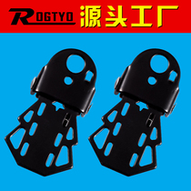 Bicycle pedals foldable mountain bike pedals stop pedals stand people's pedals bazooka folding pedals