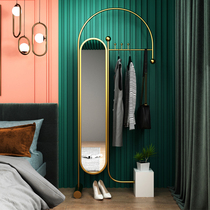 Wear mirror all-body sunglasses hotel cloak rack hanger rack one housegirls bedroom auditorium mirror