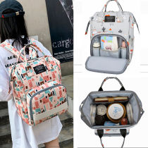 Mommy mother and mother mother back milk bag Double shoulder 2021 New fashion Handheld versatile large capacity out of light