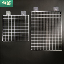Photo Wall mesh dormitory storage grid frame display back net ins mesh frame iron wire wrap glue hanger rack