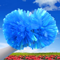  La La ball Double-headed flower middle handle Cheerleading flower ball Color ball La la fuck flower ball La la flower ball
