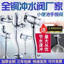  All-copper urinal flushing valve Hand-pressed urinal delay valve Urinal toilet switch flushing valve press