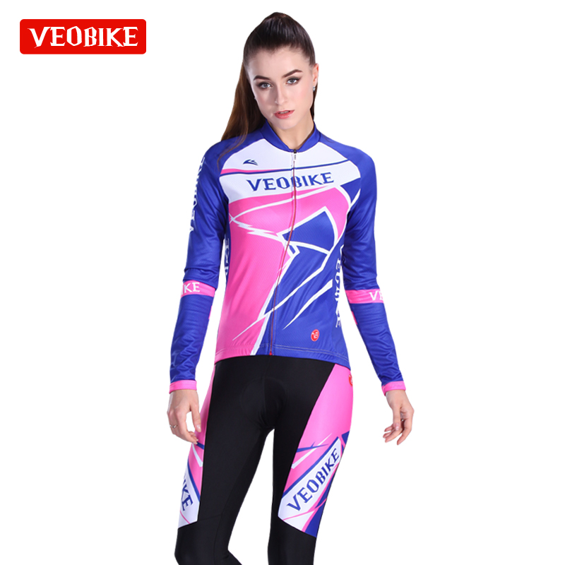 VEOBIKE Unique Charm Cycling Wear Long Sleeve Suit Spring and Autumn Bicycle Apparel Mountain Bicycle Cycling Wear Pants