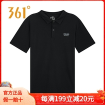 361 Degrees Male Speed Dry POLO Shirt Sports T-shirt 2021 Summer Fashion Turtlenecks Breathable Casual Short Sleeves