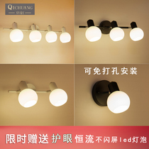 Mirror front light toilet bathroom mirror cabinet light toilet cabinet mirror light wash table wall light led bathroom basin mirror headlight