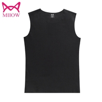 Cat man mens scratch-free warm vest double face suede winter waistcoat with sleeveless warm underwear in thick and thin velvet