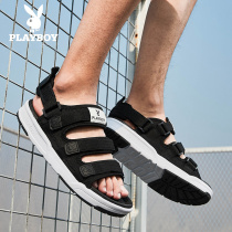 Flowers Playboy Men Shoes 2021 Summer New Men Trends Casual Shoes Sports Sandals Slippers Dual Purpose Beach Shoes
