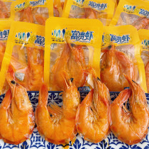 Open bag ready-to-eat vacuum spicy shrimp dried shrimp oil stewed shrimp spicy snack food 500g seafood snacks