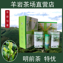 21 years of new tea factory direct sales authentic Linhai Yangyan Gouqing alkaline Longjing other green tea half a catty gift box packaging
