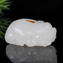 Xinjiang natural jade stone hand pieces and Tian jade pieces Afghan white jade hand play pieces for men and women