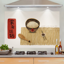 Kitchen Anti-Oil Sticker High Temperature Resistant Hearth Wall Tile Applid waterproof anti-oil adhesive film Self-adhesive wall Sticker Wall Paper