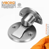 Hong Kong Yubao strong magnetic door suction 304 stainless steel door suction door touch door top magnetic touch wood floor special silencer floor suction