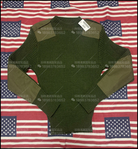 US Marine Corps USMC green OD color wool sweater public hair original product