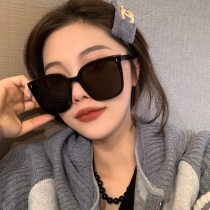 Sunglasses 2022 new wave female large frame square large round face with slim drive polarized anti-UV glasses sunglasses